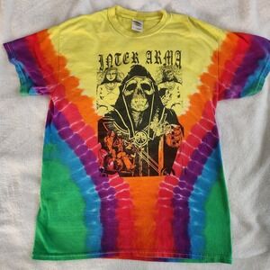 Vintage Inter Arma T-Shirt Tie-dye Shirt Medium Extreme Metal Band Richmond RARE